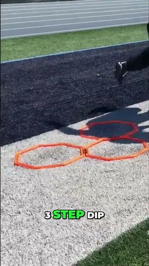 Work The Stutter Step Through Drill 🏈 #athletedevelopment #defensiveline #dldrills #football