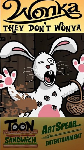 Wonka villains vs The Easter Bunny - TOON SANDWICH #funny #wonka #easter #timotheechalamet