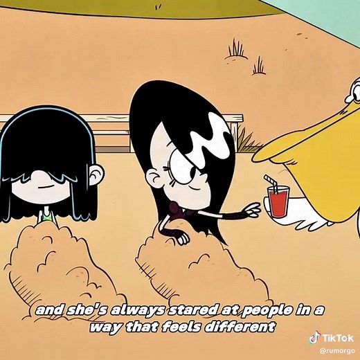 Why #lucy loud hide her eyes #theloudhouse #catoon #usa #fyp