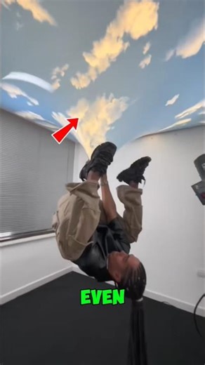 stretch ceiling installation 😱😱