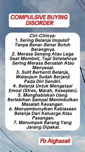 compulsive buying disorder