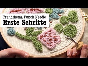 Your first steps into the trending topic of "Punch Needle" | Video about the book: "Punch Needle"