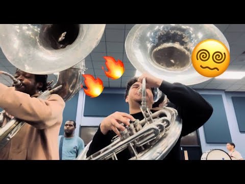 JSU "XL" tuba view band room