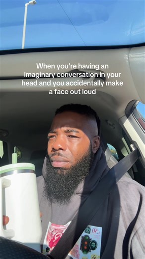 Now you’re frowning. Shaking your head. Mouthing words. All in public. For no reason. And someone definitely saw it. #ADHDLife #NeurodivergentLife #InnerMonologue #Relatable #KingCastro