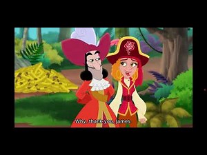 Jake And His Crew Helping Captain Hook And Red Jessica Take The Right Path To The Valley Of Roses