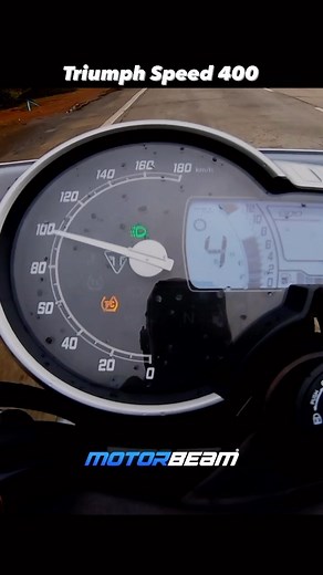 316K views · 327 reactions | Here’s a raw 0-100 km/hr acceleration clip of the new Triumph Speed 400 | MotorBeam | Facebook