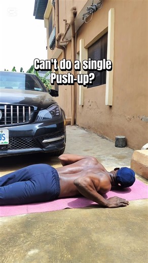 Can’t Do Push-Ups Yet? Start Here 💪🔥 Build strength step by step at home.