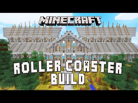 Minecraft: How To Build A Roller Coaster Station (Scarland Coaster Build Ep.1)