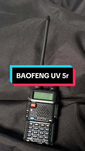 UV 5r - Dual Band/Two Way Radio with Alarm Function and FM Radio