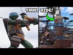 TMNT Ride - Donatello's Ninja Flyers at Sea World Gold Coast