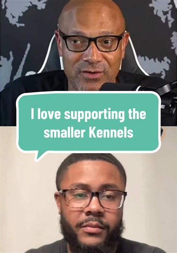 With @30BKENNELS 🔥 as I explained that I love supporting the smaller kennels.