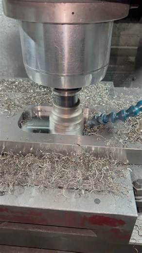 Satisfying CNC Roughing #cnc #precision #cncmachining