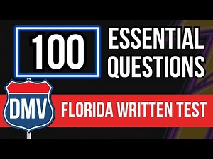 Florida DMV Written Test 2026 (100 Essential Questions)