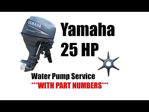 How to Change a 25 Hp Yamaha Outboard Water Pump Impeller