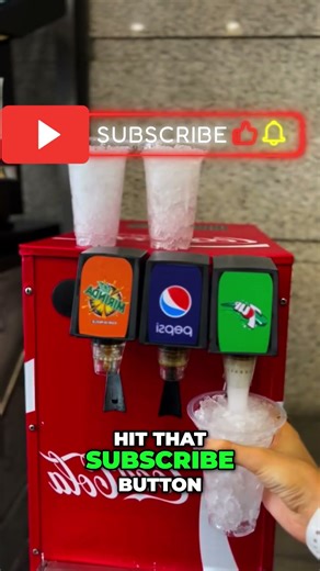 Never drink vending machine soda the same way again #shorts #vending #lifehack