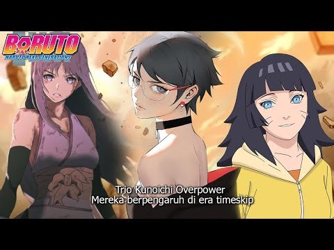 SARADA SUMIRE HIMAWARI IN THE BORUTO: TWO BLUE VORTEX TIMESKIP