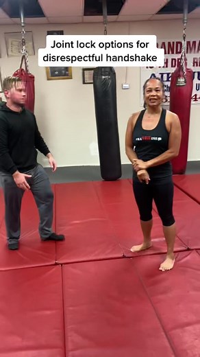 Joint locks for self defense: wuth 3 options. #womenselfdefense #marti... | self defense | TikTok