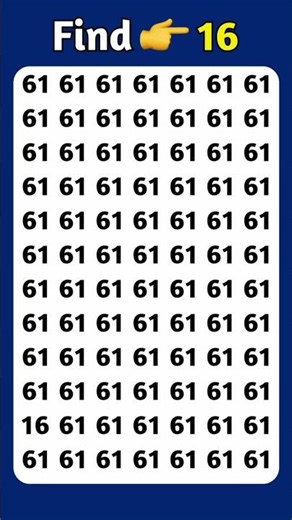 find the odd number 16 #findtheoddnumber #brainpower #brainlearning #braintest #challengeaccepted