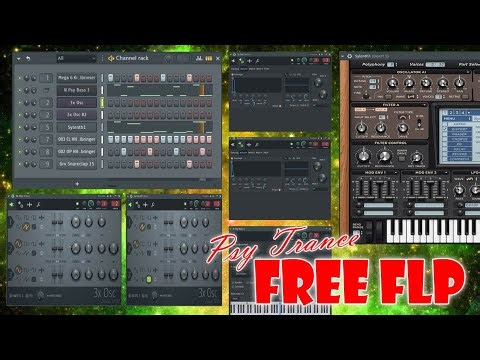Free FLP 3x Osc Layer Psy Trance Bass и Lead c модуляциями в Sylenth1