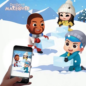 The start of winter and the end of the year is here! ❄️🎉 Tell us which photo we were trying to take and you could win free gems! 💎📸 | Project Makeover