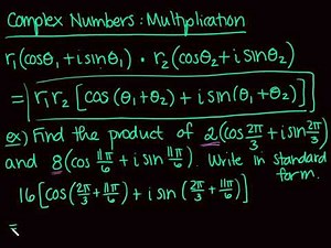 Complex Numbers: Trigonometric Form (Part Two)