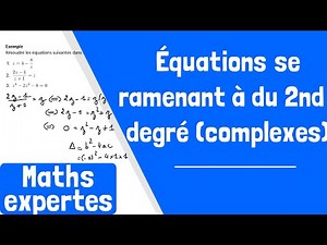 Comment résoudre une équation se ramenant à une équation du second degré ?