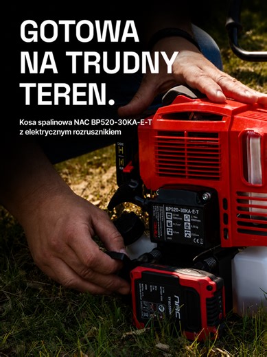 Kosa spalinowa NAC BP520 z rozrusznikiem elektrycznym