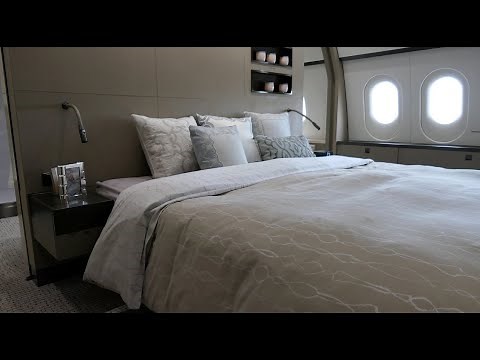 B787 Inside a Private Jet Boeing 787 VIP with a Master Bedroom