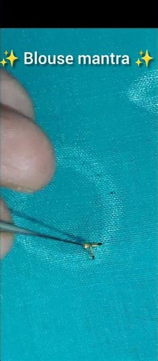 Simple chain stitch se circle design 😱😱#shorts#aariwork #blousedesign