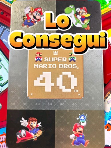 Celebrando el Aniversario 40th de Mario...Best Buy me hizo gastar Dinero!! Encontré este case del 40 aniversario de Mario en Best Buy pero tienes que comprar 2 juegos… intenté hacerlo barato y no funcionó! Terminé llevándome Mario Kart World y Mario Party Jamboree… pero el case está Brutal! Si ya ibas a comprar juegos = W Si no… es un Must tambien #Mario #Nintendo #mario40thanniversary #NintendoSwitch