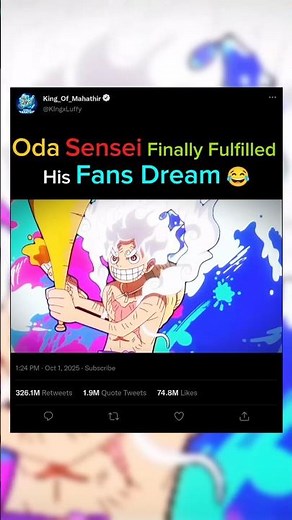 Oda Finally Makes Dream Came True 😂 #marriageproposals #onepiece #marriedlife