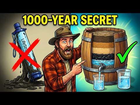 The $50 Survival Lie: Build a 1000-Year-Old Water Filter That NEVER Clogs