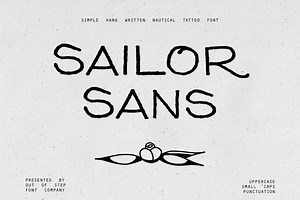 Sailor Sans Traditional Tattoo Font - Etsy UK
