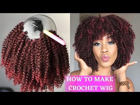 🔥HOW TO MAKE A CROCHET CURLY WIG AT HOME /Quick & Easy SLAY /Beginner Friendly /Tupo1