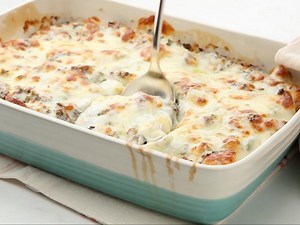 Philly Cheesesteak Strata