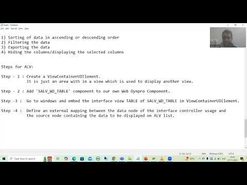 53 - Web Dynpro ABAP - Component Usage - ABAP List Viewer(ALV) Part6