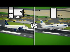 PTFS Landing Competition: PC vs MOBILE