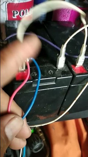 install DIY solar system with 2 battery.