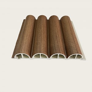 [Hot Item] Wood Panels for Walls Vertical Wood Slat Room Divider WPC Slatted Cladding Slat Board Wall System