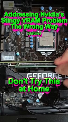 Adding VRAM The EASY Way #satire #pc