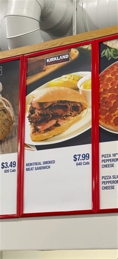 Costco Canada Food Menu #costco #canada #costcofood