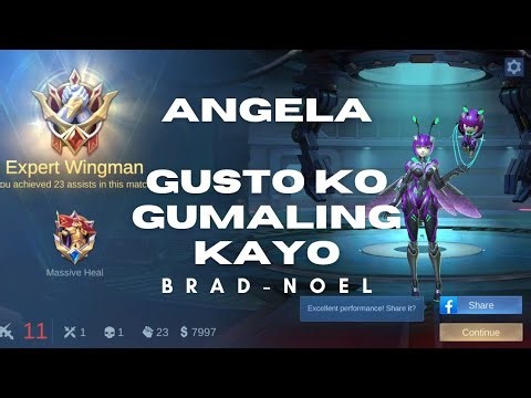 BEST BUILD FOR ANGELA OF MOBILE LEGEND 