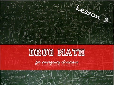 Drug Math Tutorial - Lesson 3