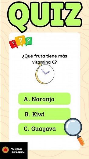 QUIZ pour apprendre ESPAGNOL pour les débutants