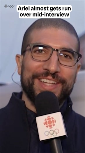 Anything can happen on live television😅 | CBC Olympics