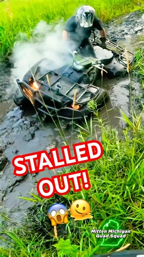 YAMAHA KODIAK 700 STALLED OUT 😱🫠 #yamaha #mudding