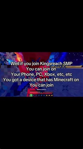 Come and #join #kingsreachsmp witch is a #minecraft #server where #bedrock and #java and join #viral