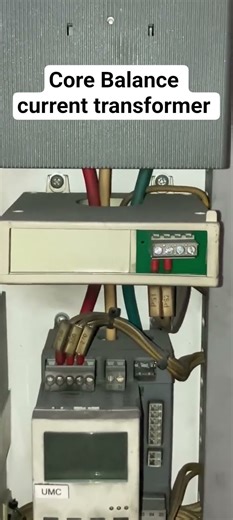 What is the Core Balance Current Transformer doing in the circuit???