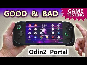 Retro Gaming Handheld ODIN 2 PORTAL Pros and Cons android PS2 and PS1 Console Gameplay