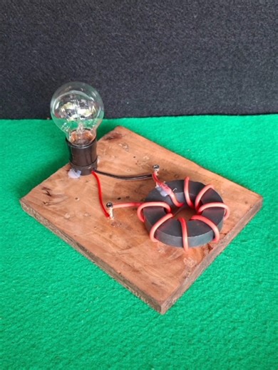 26K views · 365 reactions | DIY Free Energy Generator with Magnets & Light Bulb | Munwar Jaan | Facebook